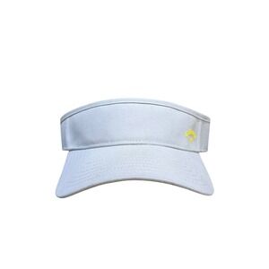Callaway Golf Visor Mens‎ Adjustable Hook and Loop Gray Yellow Logo Summer